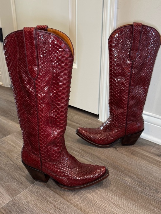 Ariat Shoes - Ariat Sterling Emery StretchFit Western Spicy Red Python Boots